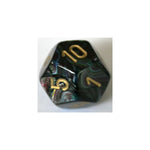 Chessex Lustrous Shadow/Gold W12