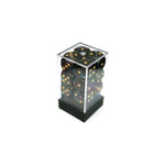 Chessex Lustrous Shadow/Gold W6 16mm Set