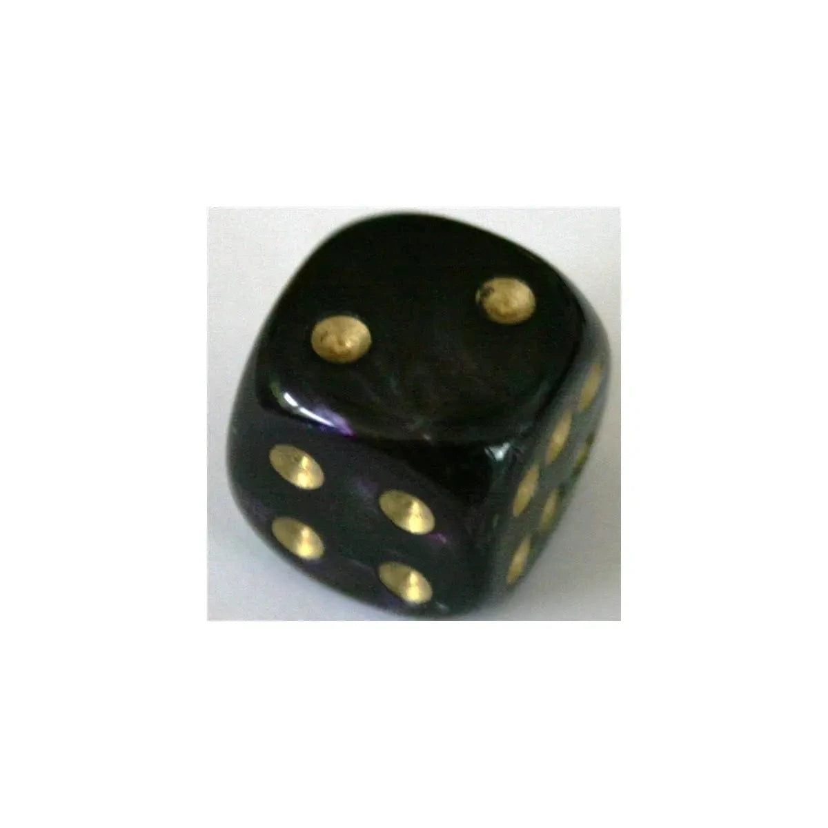 Chessex Chessex Lustrous Shadow/Gold W6 20mm