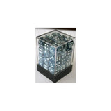 Chessex Chessex Lustrous Slate/White W6 12mm Set