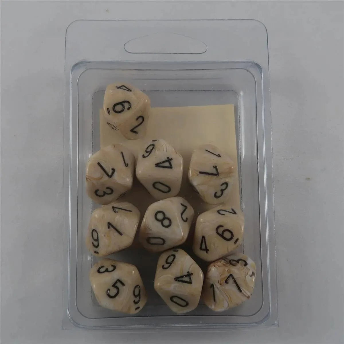 Chessex Chessex Marble Green/Dark Green 10 x W10 Set