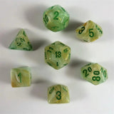 Chessex Chessex Marble Green/dark green Mini-Würfelset