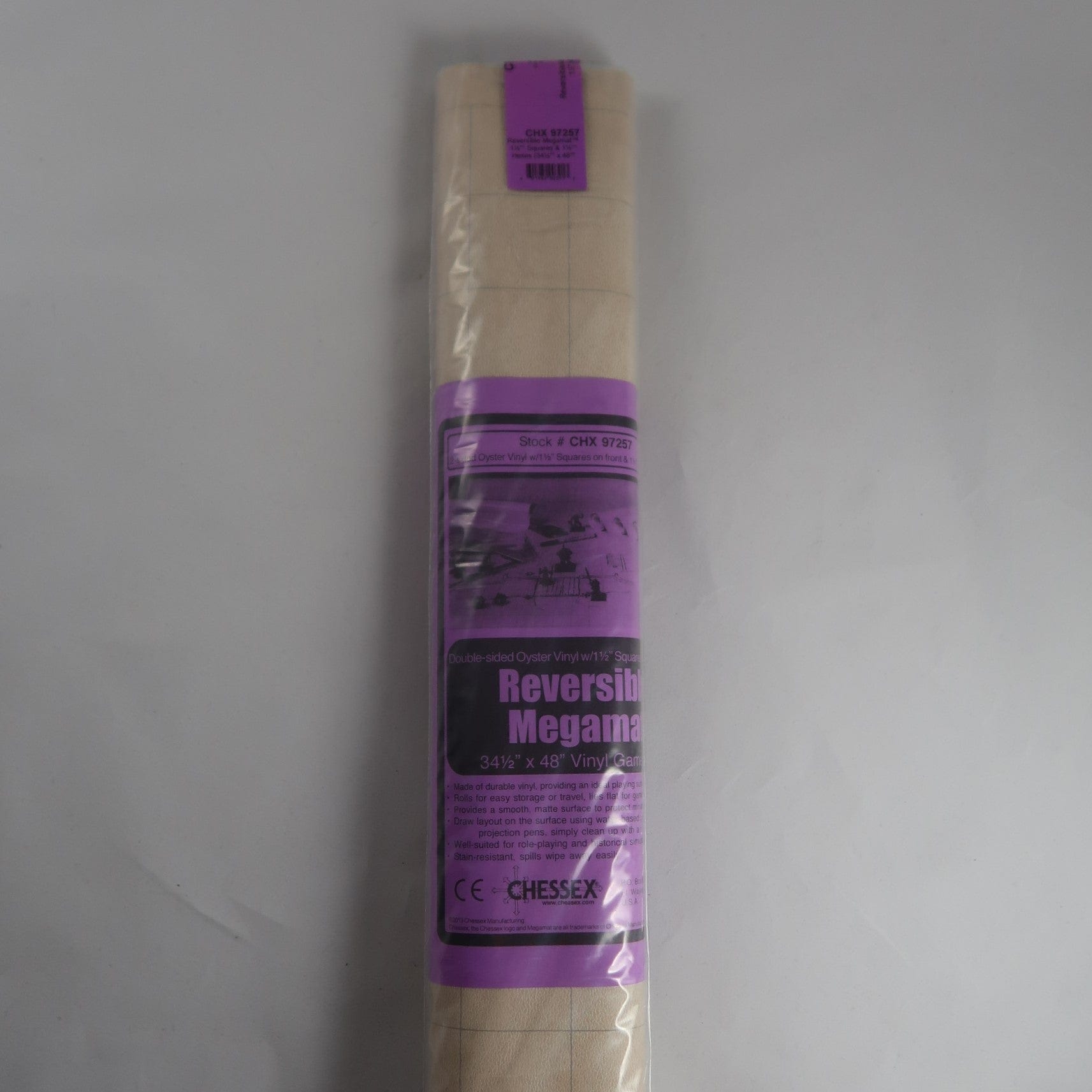 Chessex Chessex Megamat 120cm X 88cm, 1.5“ Sqares and Hexes