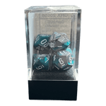 Chessex Chessex Mini Gemini Steel-Teal Set