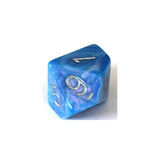 Chessex Chessex Mother Of Pearl Blue/Silver W10