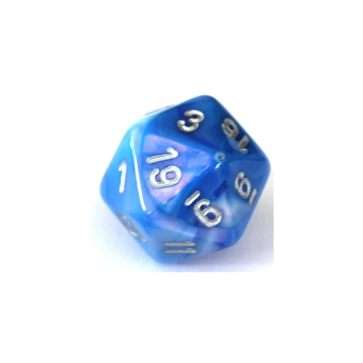 Chessex Chessex Mother Of Pearl Blue/Silver W20