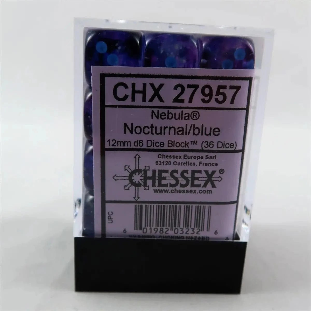 Chessex Chessex Nebula Nocturnal W6 12mm Set