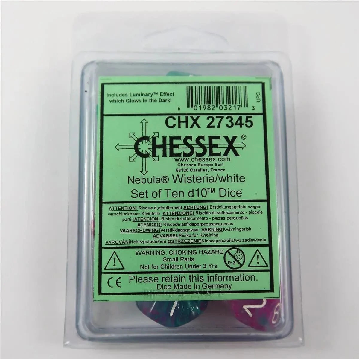 Chessex Chessex Nebula Wisteria 10 x W10 Set