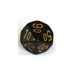 Chessex Chessex Opaque Black/Gold W10-0