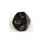 Chessex Chessex Opaque Black/Gold W10