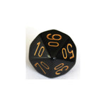 Chessex Opaque Black/Gold W10-0