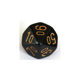 Chessex Opaque Black/Gold W10-0