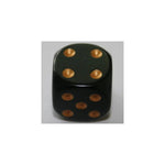 Chessex Chessex Opaque Black/Gold W6 12mm