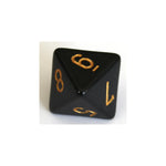 Chessex Opaque Black/Gold W8