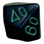 Chessex Chessex Opaque Black/Green W10-0
