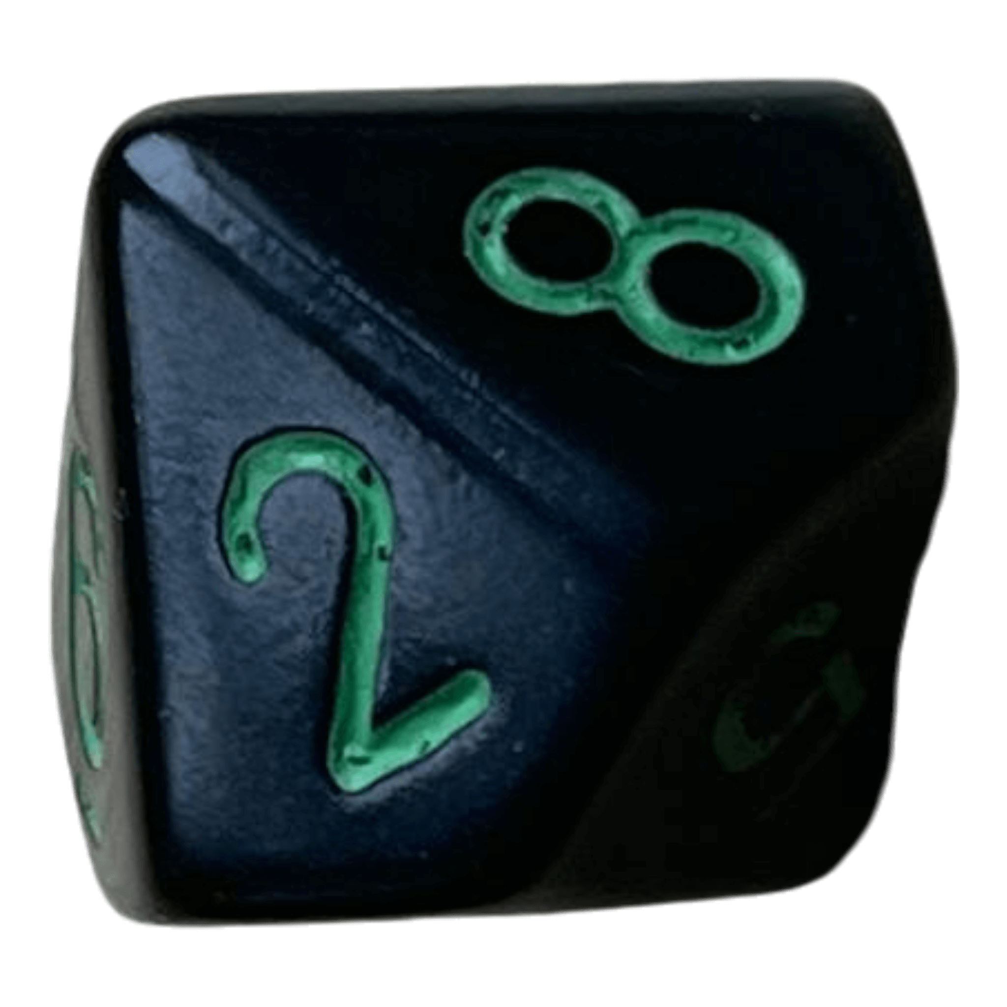 Chessex Chessex Opaque Black/Green W10