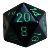 Chessex Chessex Opaque Black/Green W20
