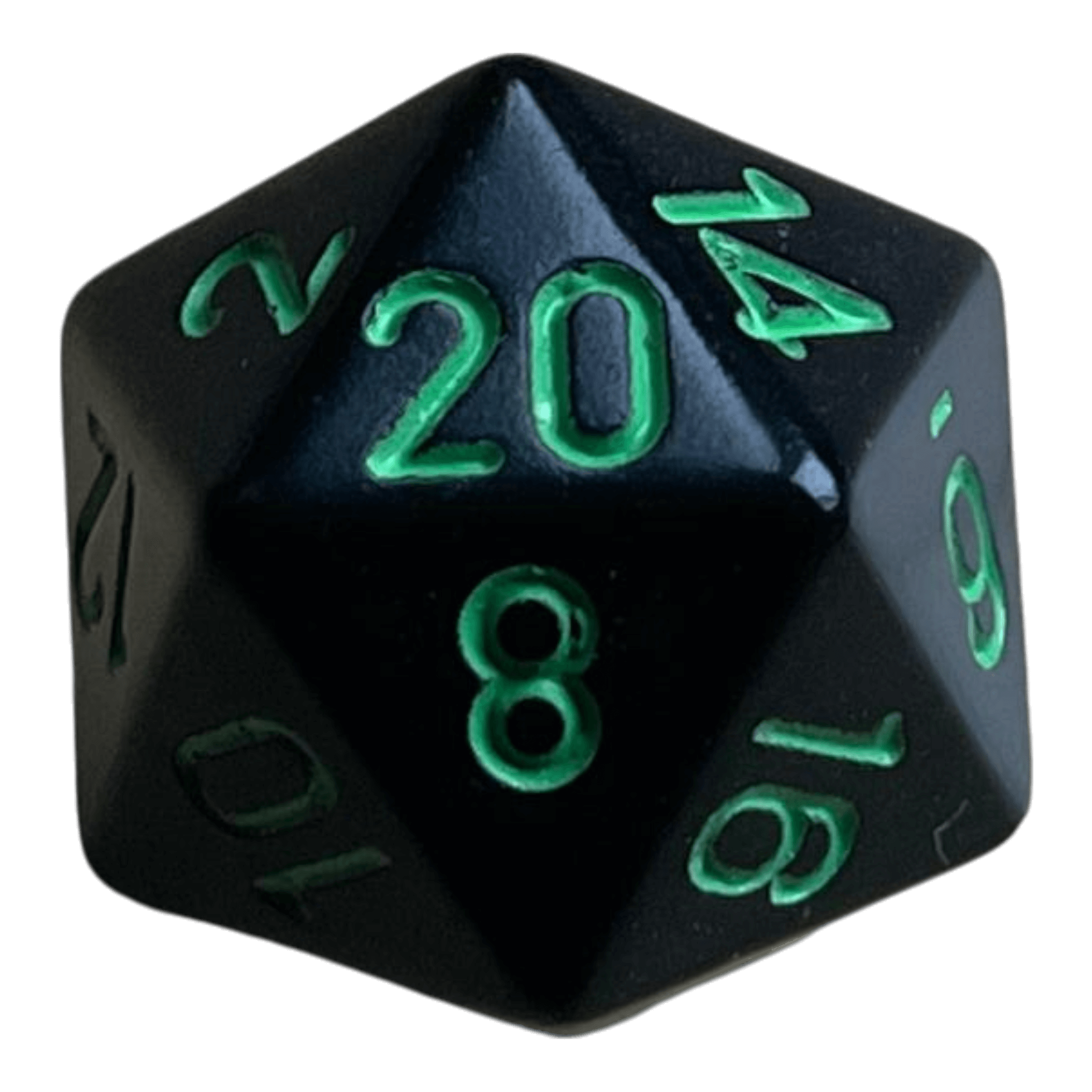 Chessex Chessex Opaque Black/Green W20