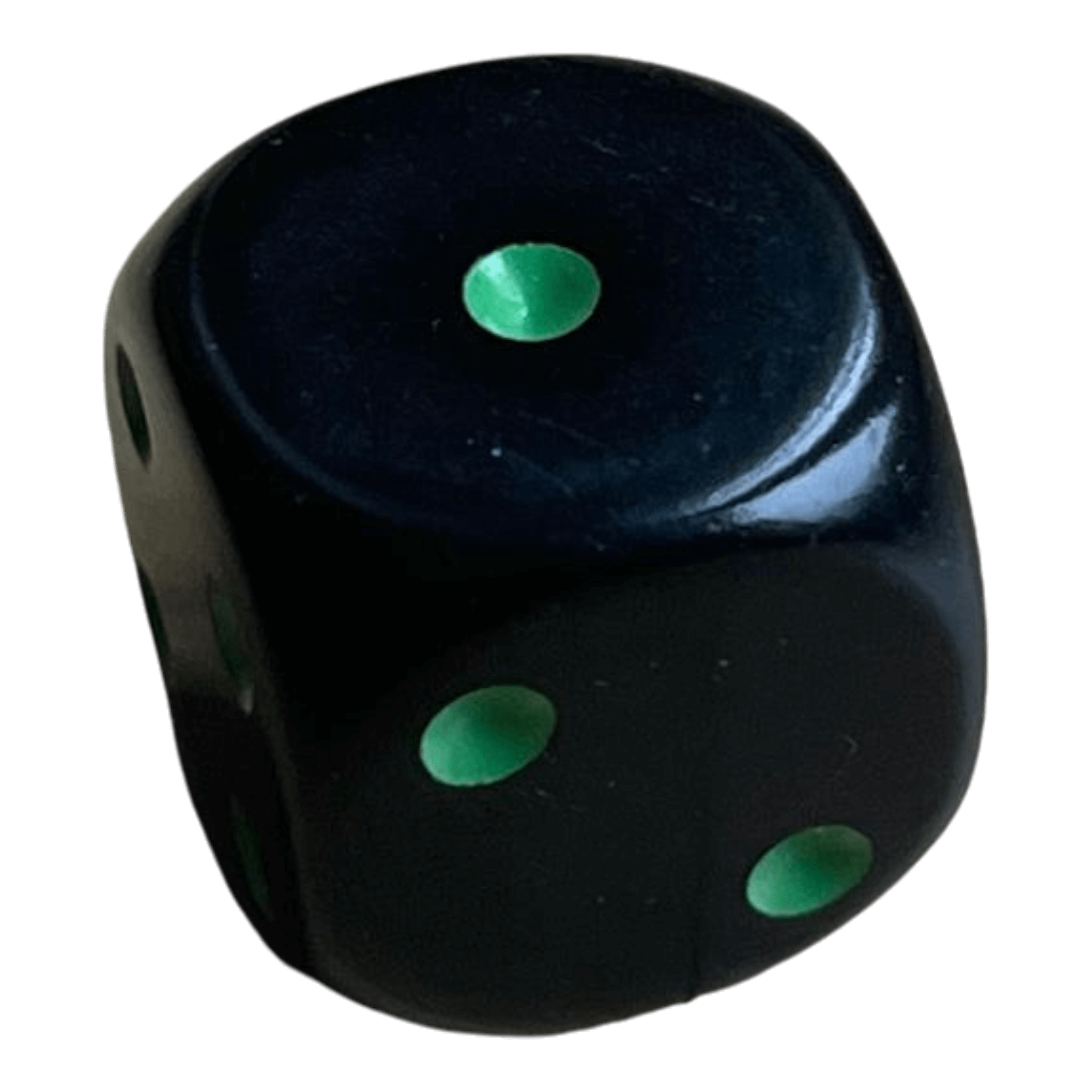 Chessex Chessex Opaque Black/Green W6 (16mm)