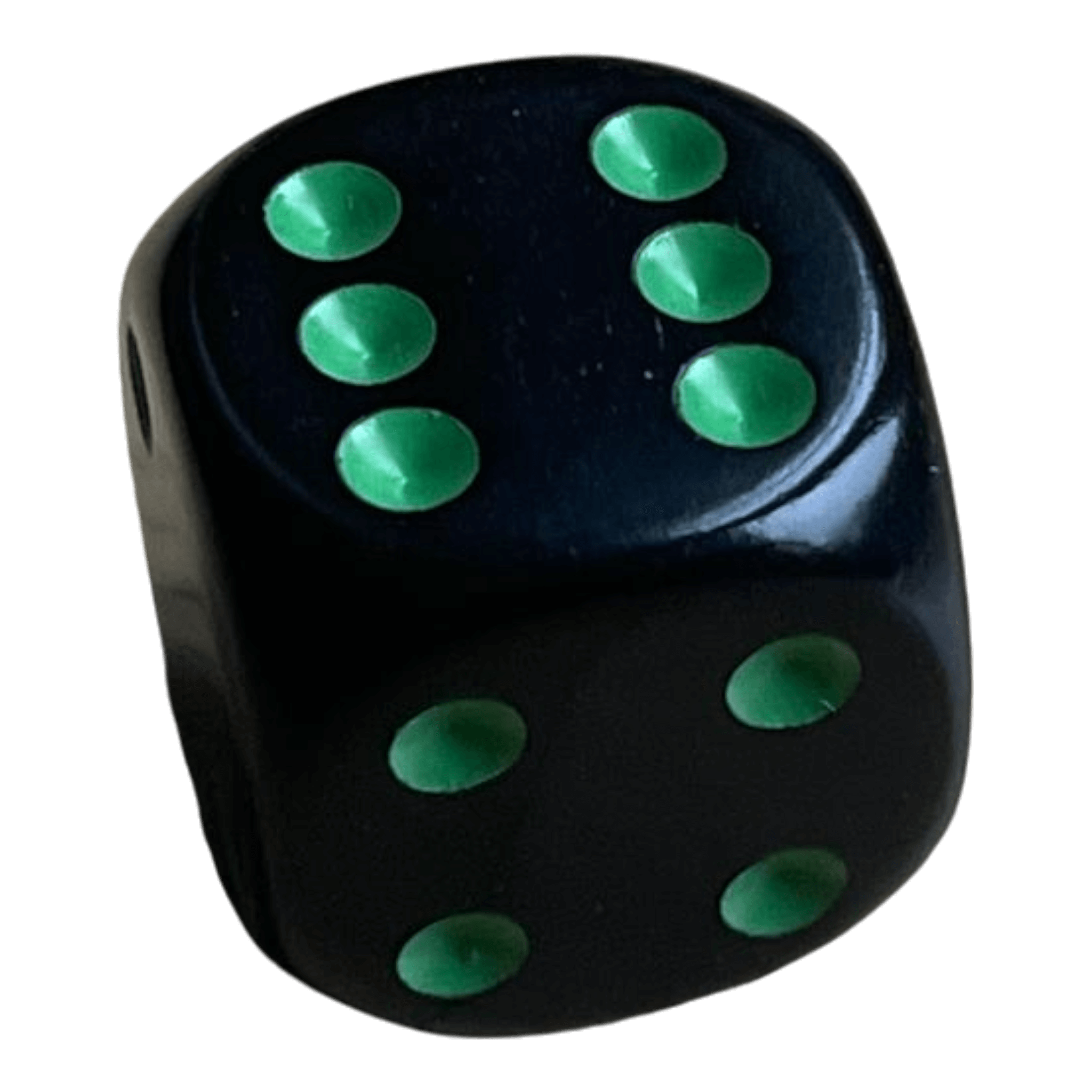 Chessex Chessex Opaque Black/Green W6 (16mm)