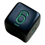 Chessex Chessex Opaque Black/Green W6