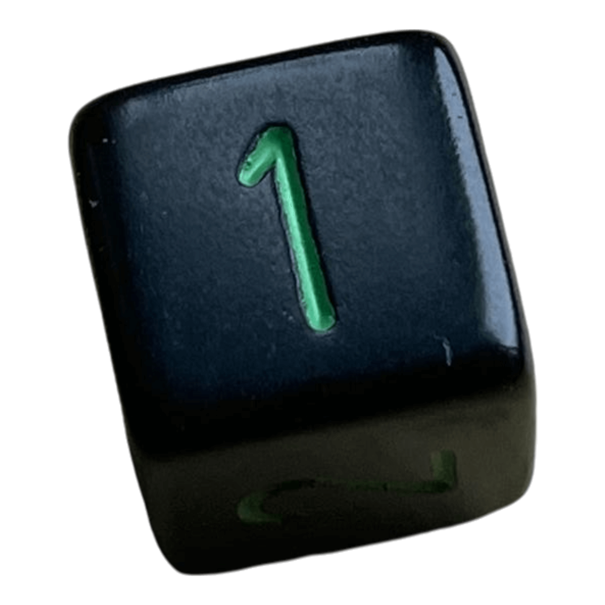 Chessex Chessex Opaque Black/Green W6