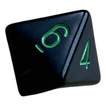 Chessex Chessex Opaque Black/Green W8
