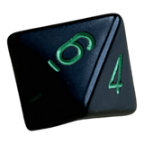 Chessex Chessex Opaque Black/Green W8