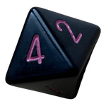 Chessex Chessex Opaque Black/Pink W8