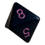 Chessex Chessex Opaque Black/Pink W8