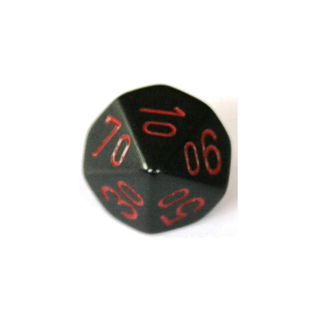 Chessex Chessex Opaque Black/Red W10-0