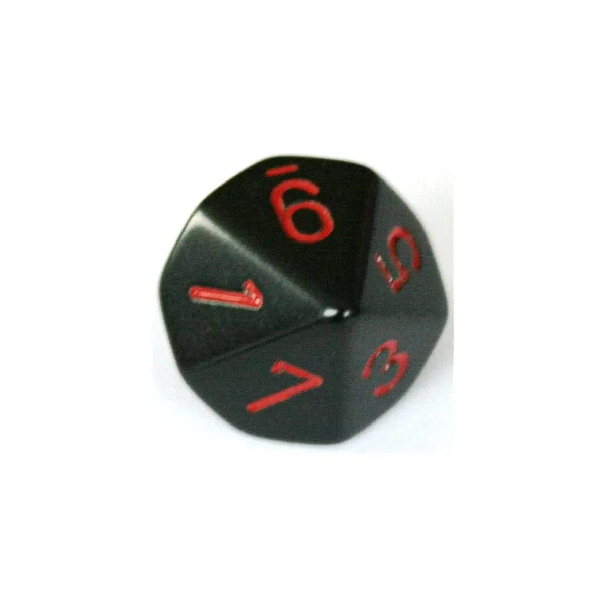 Chessex Chessex Opaque Black/Red W10