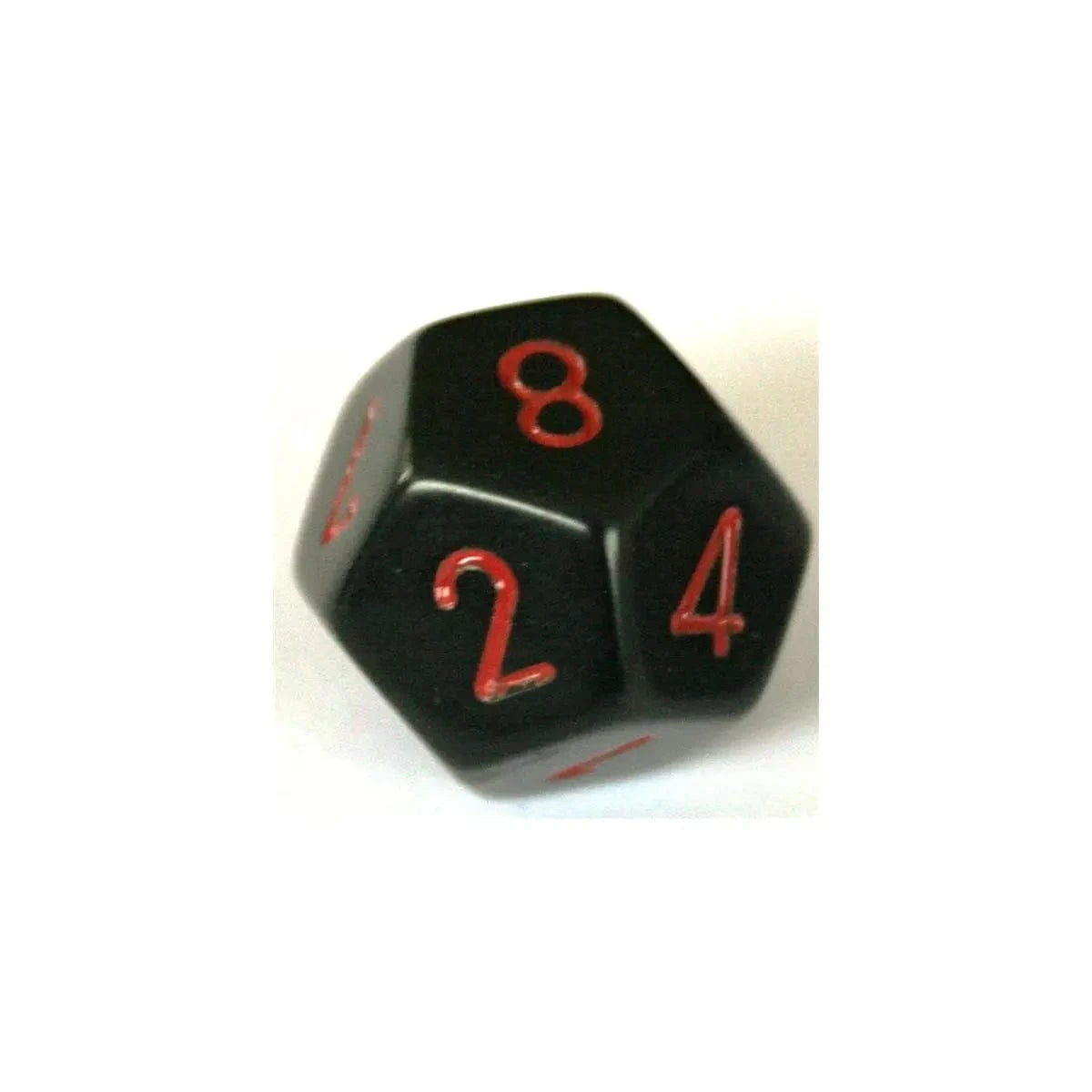 Chessex Chessex Opaque Black/Red W12