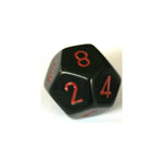 Chessex Chessex Opaque Black/Red W12
