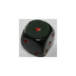 Chessex Chessex Opaque Black/Red W6 12mm