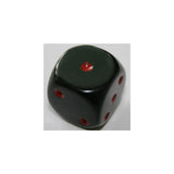 Chessex Chessex Opaque Black/Red W6 12mm