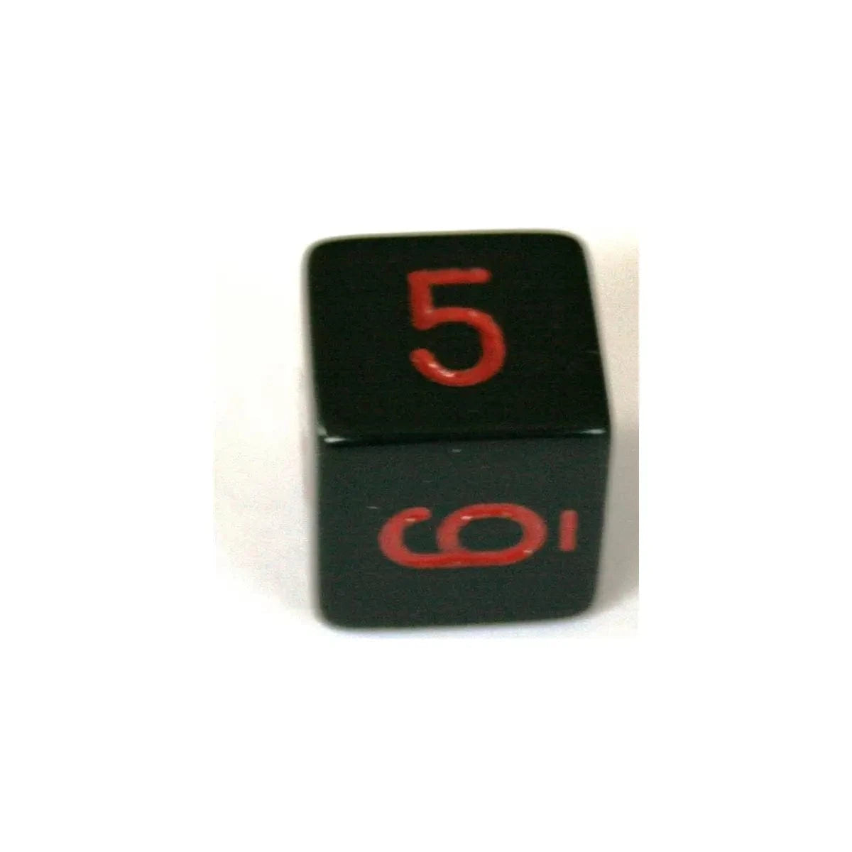 Chessex Chessex Opaque Black/Red W6