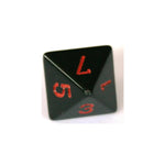 Chessex Chessex Opaque Black/Red W8