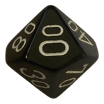 Chessex Chessex Opaque Black/White W10-0