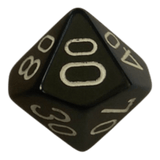 Chessex Chessex Opaque Black/White W10-0