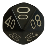 Chessex Chessex Opaque Black/White W10-0