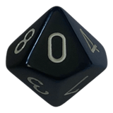 Chessex Chessex Opaque Black/White W10