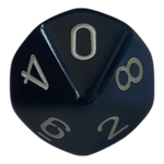 Chessex Chessex Opaque Black/White W10