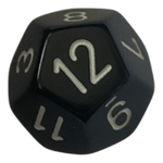 Chessex Chessex Opaque Black/White W12
