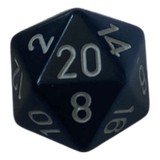 Chessex Chessex Opaque Black/White W20