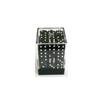 Chessex Opaque Black/White W6 12mm Set