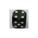 Chessex Opaque Black/White W6 16mm
