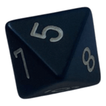 Chessex Chessex Opaque Black/White W8