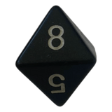 Chessex Chessex Opaque Black/White W8