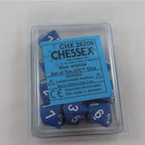 Chessex Chessex Opaque Blue 10 x W10 Set